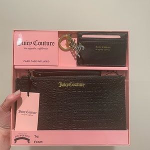 Juicy card holder, keychain and pouch/clutch